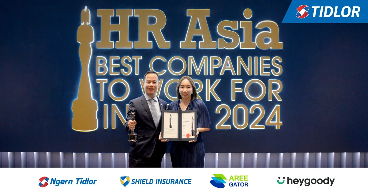 Ngern Tidlor Wins HR Asia Best Companies Award Again